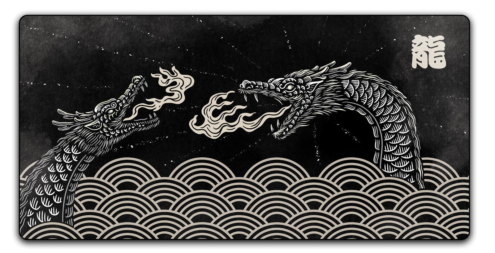 Dragon Black Mousepad