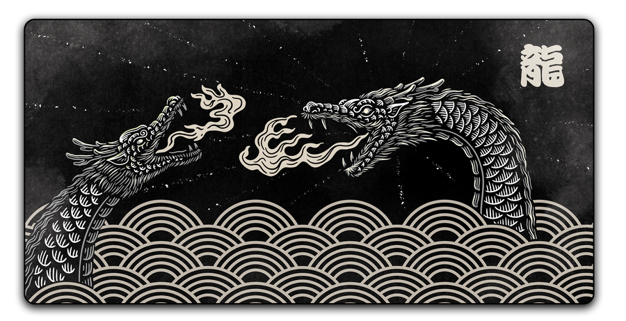 Dragon Black Mousepad