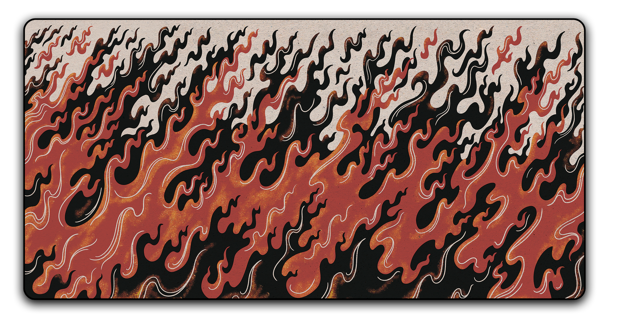 Fire Orange Mousepad